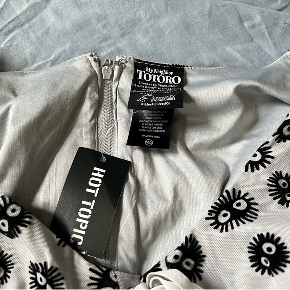 Her Universe Studio Ghibli My Neighbor Totoro Soot Sprites Tulle Dress NWT - Picture 8 of 8